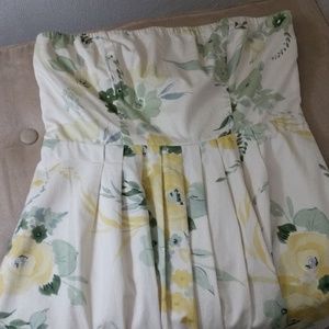 The Limited strapless floral sundress